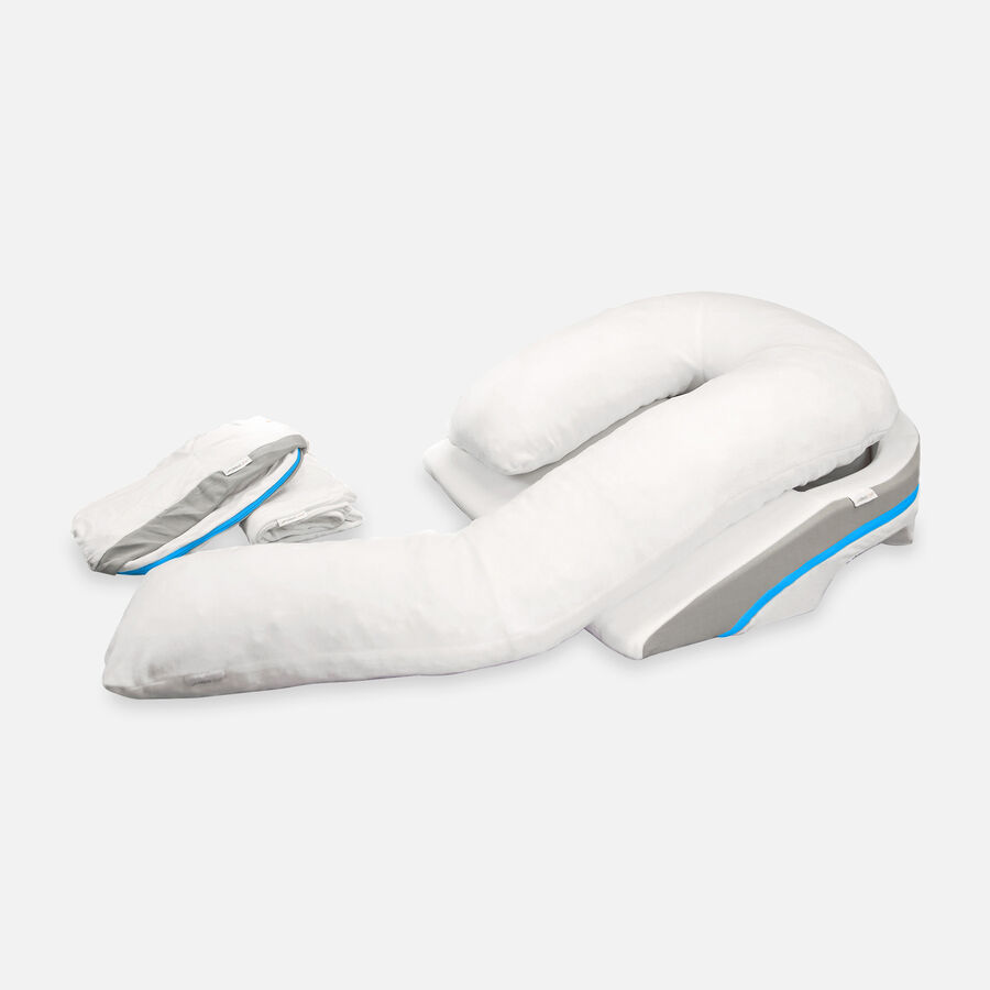 MedCline Shoulder Relief Pillow System + Extra Cases, Size Large, , large image number 0