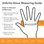 IMAK Compression Arthritis Gloves, Gray, Medium, Gray, large image number 2