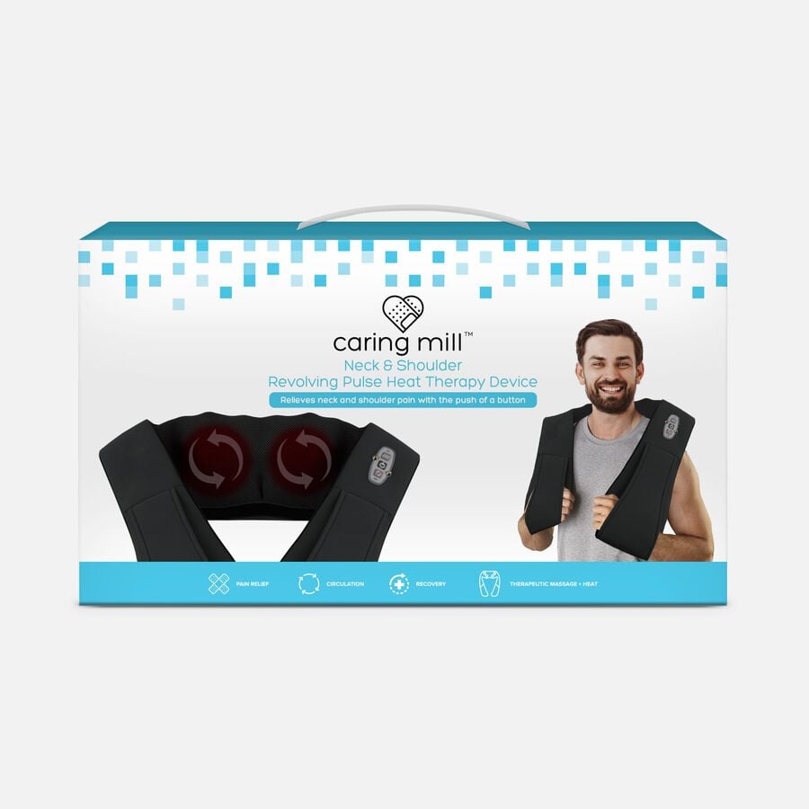 Caring Mill™ Neck and Shoulder Revolving Pulse Heat Therapy Device, , large image number 1