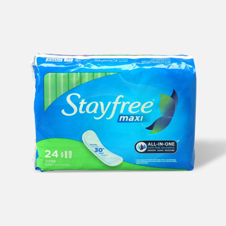 Stayfree Maxi Pads Super, , large image number 1