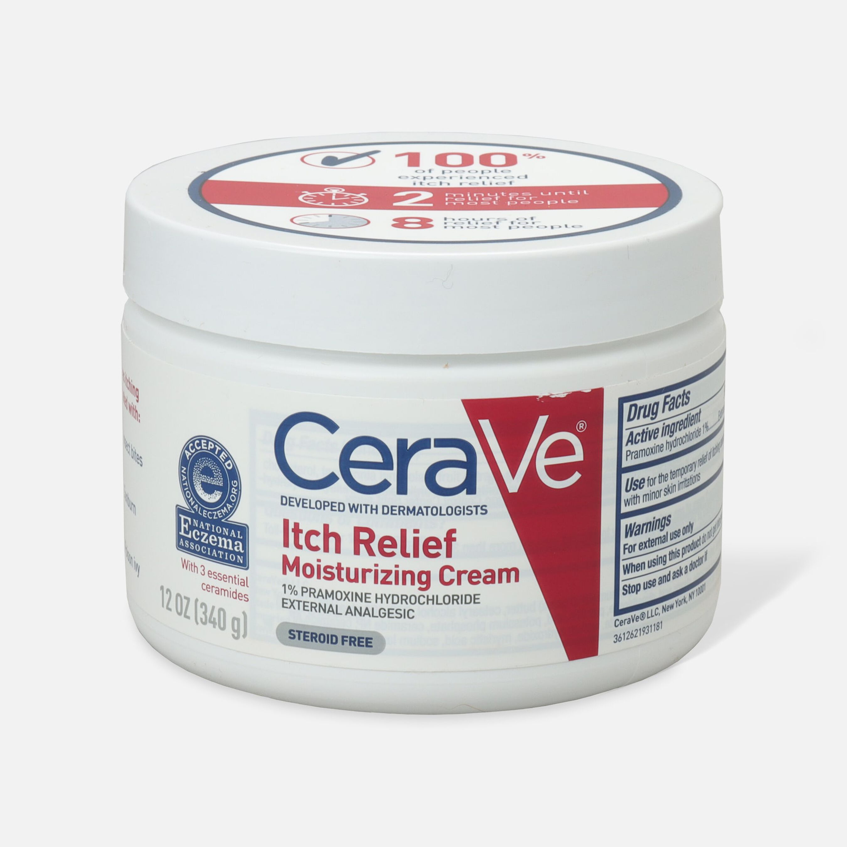 CeraVe Moisturizing Cream for Itch Relief