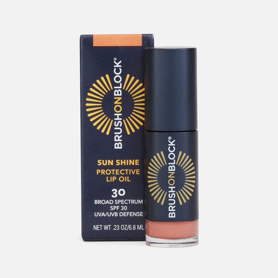 Brush On Block Sun Shine SPF 30 Protective Lip Oil, .23 fl oz., , large image number 0