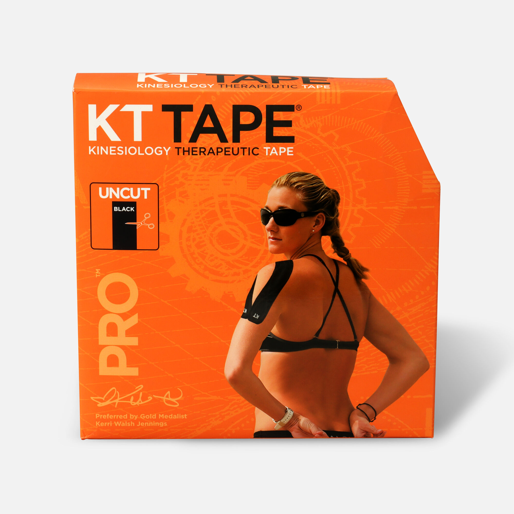 KT Tape Jumbo Synthetic Pro Precut Strapping Muscle Injury Healing Hero Pink 