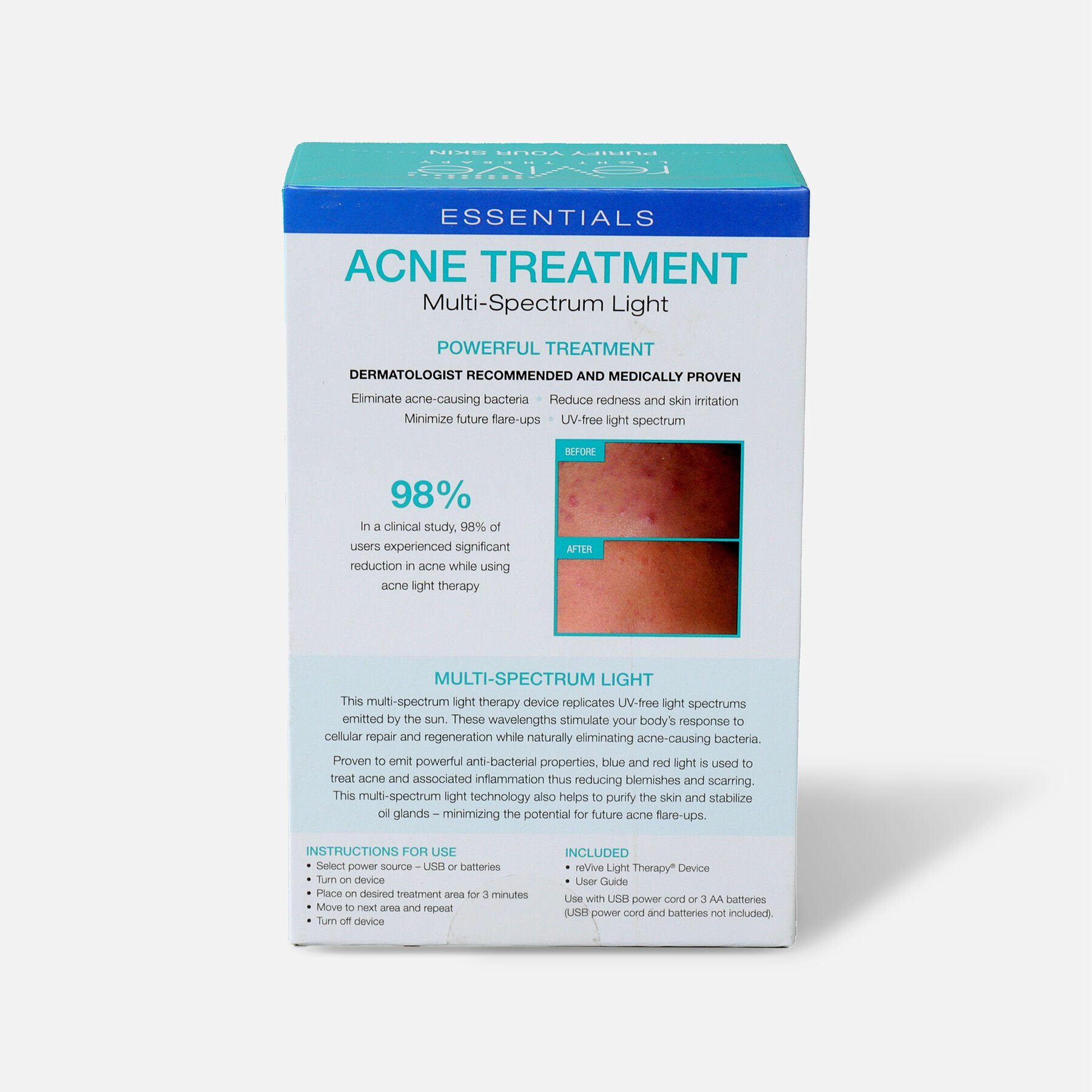 HSA Eligible reVive Light Therapy Essentials - Acne Treatment  HSA 