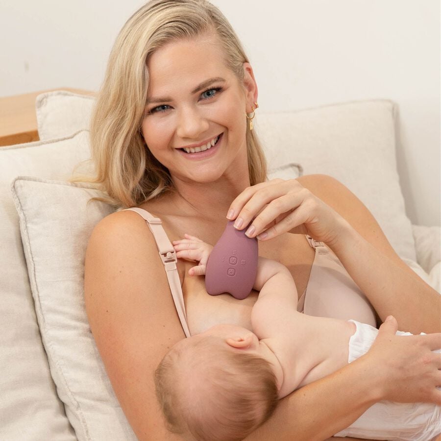 Momcozy Double 2-in-1 Warming Vibration Lactation Massager, , large image number 4