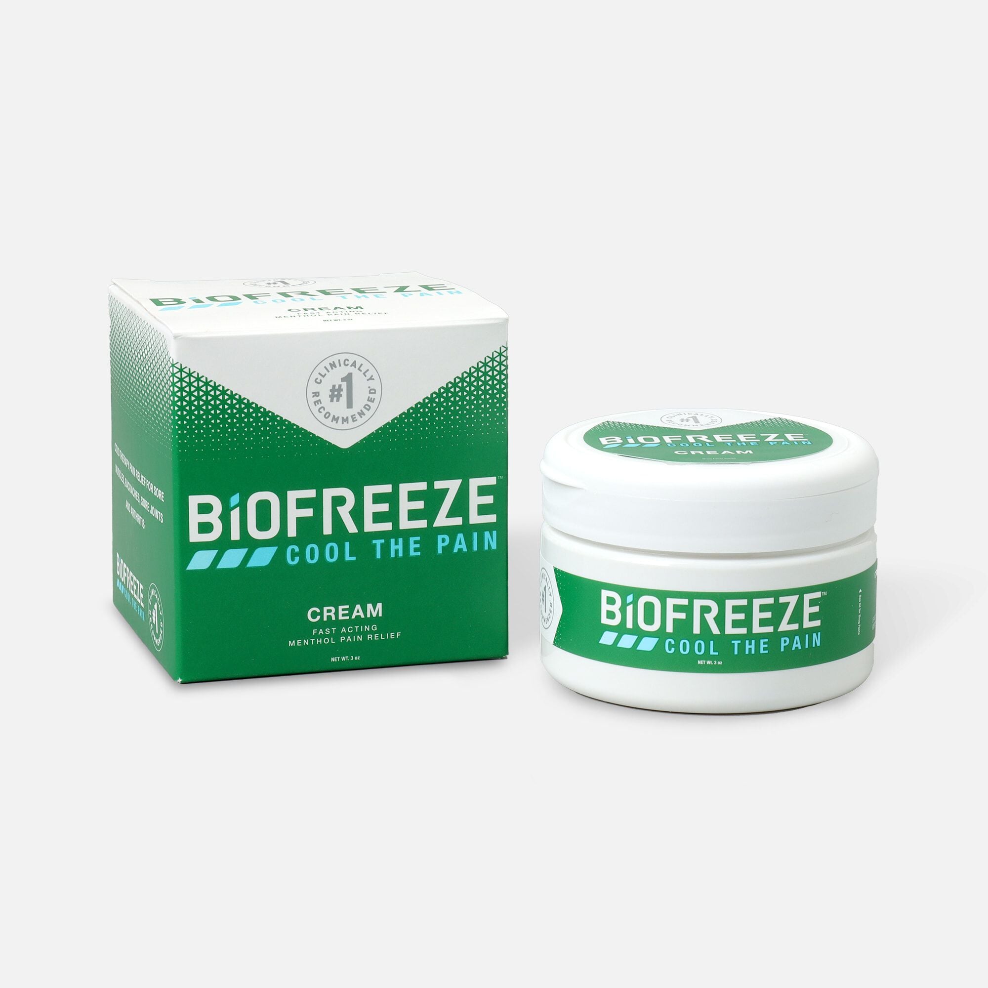 Biofreeze® Pain Relief Cream, 3 oz. Jar by Biofreeze | HSA Store