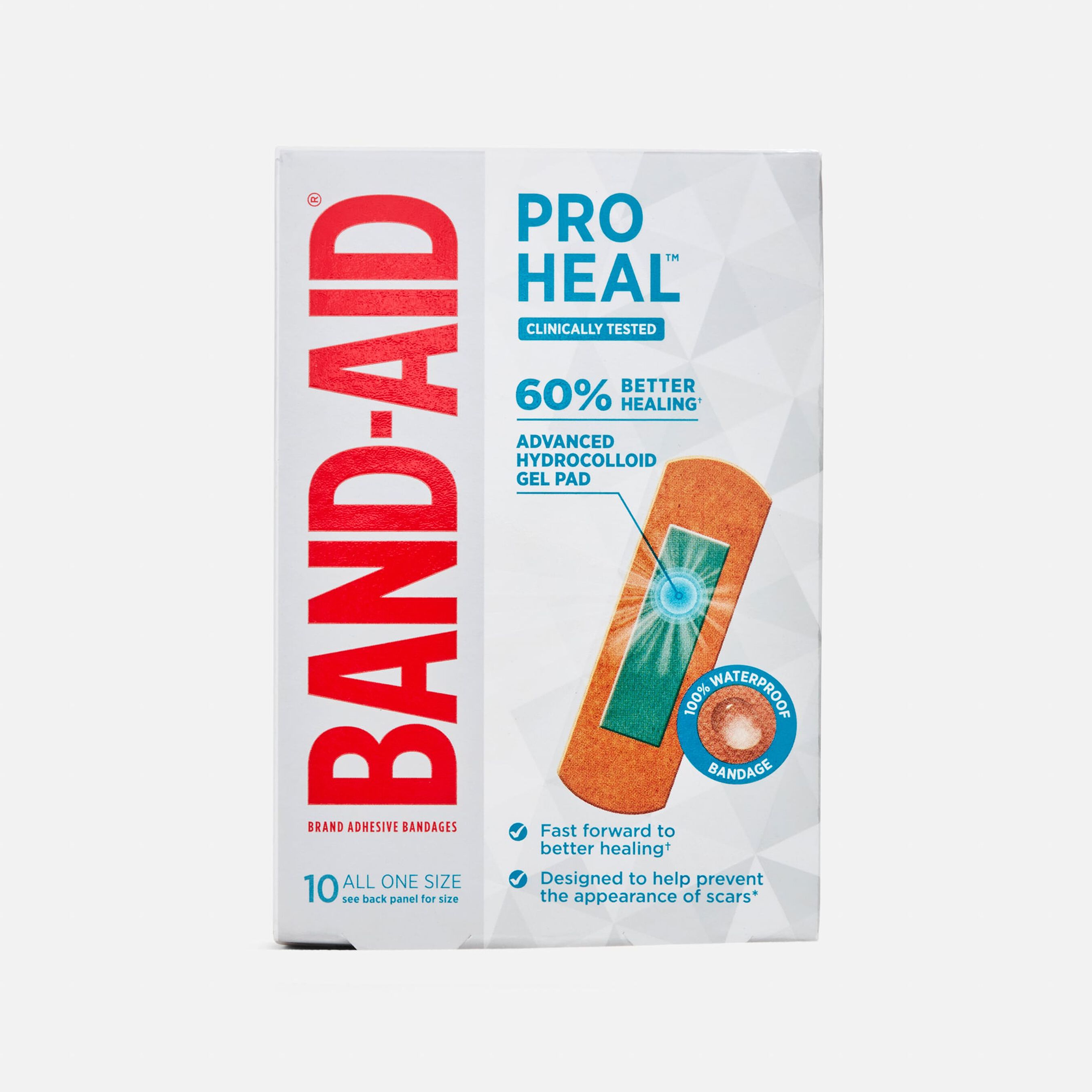 HSA Eligible BandAid Pro Heal, Regular, 10 ct. HSA Eligible