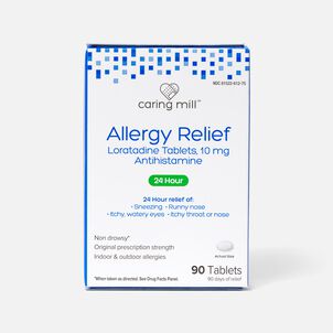Caring Mill™ Allergy Relief Loratadine Tablets, 90 ct.