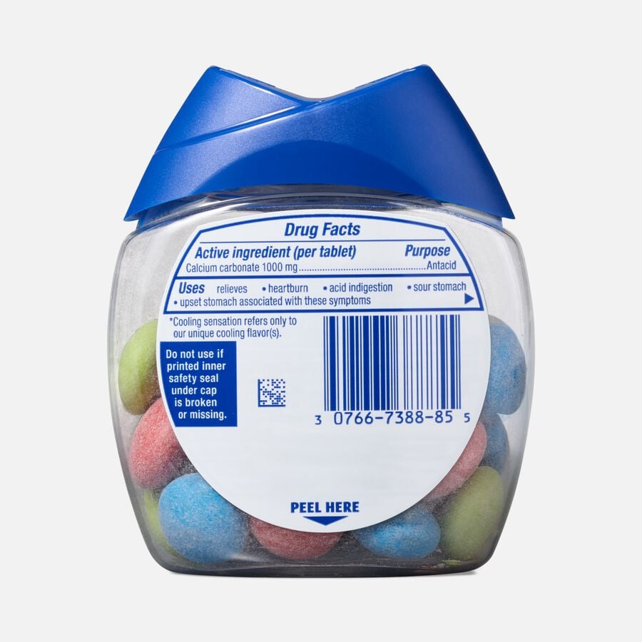 TUMS Ultra Strength Chewy Bites Cooling Sensation Antacid Chews, Fruit Fusion, 28 ct., , large image number 1