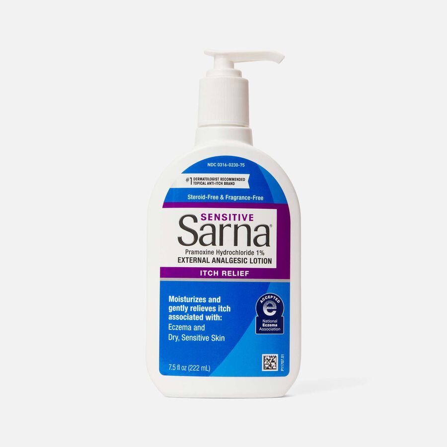 Sarna Sensitive Lotion, 7.5 oz., , large image number 0