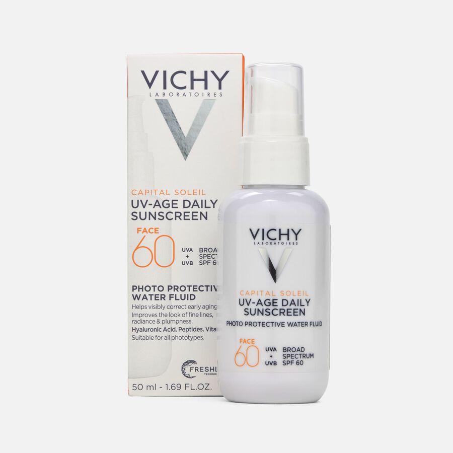 Vichy Capital Soleil UV-Age Daily Sunscreen, SPF 60, 1.69 fl oz., , large image number 0