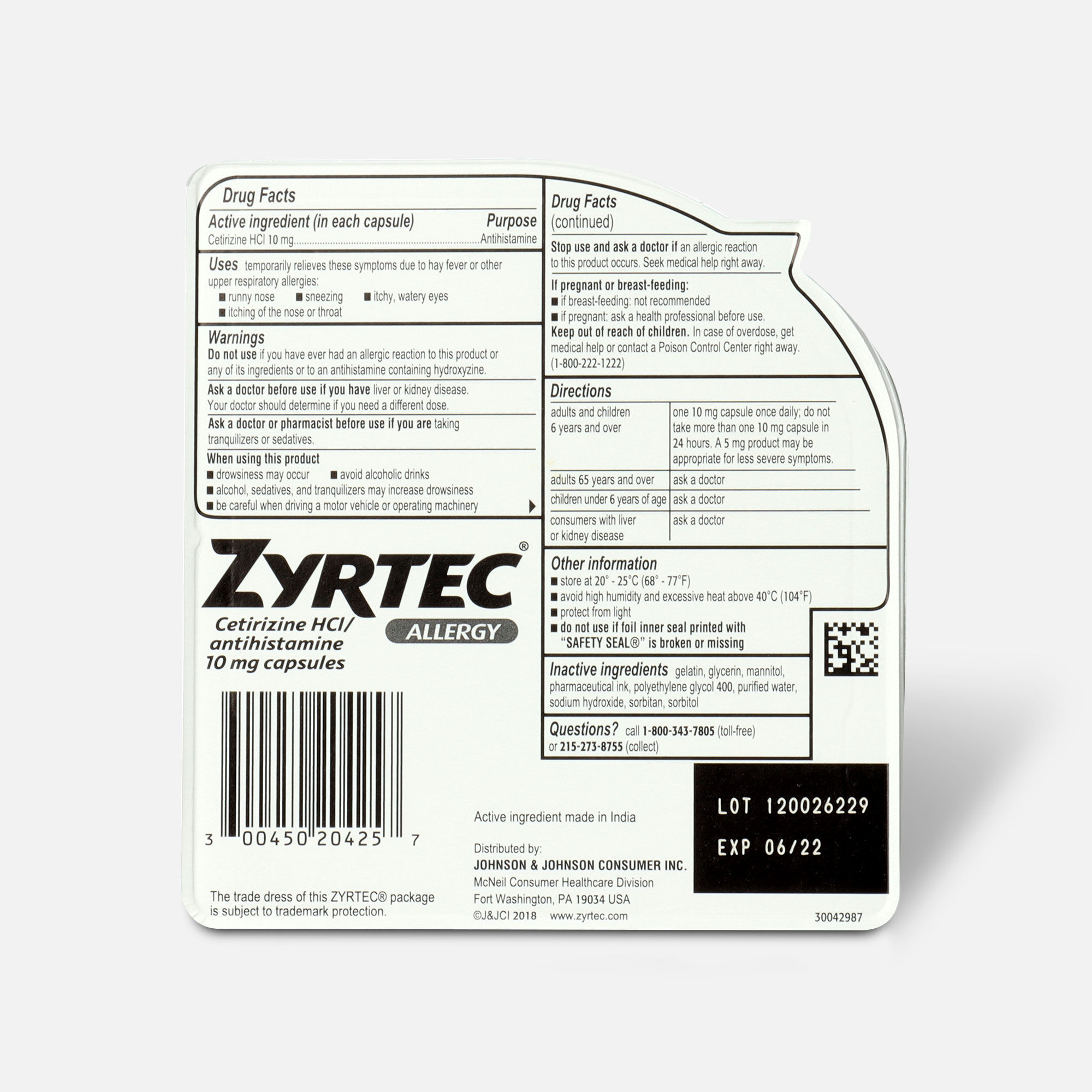 zyrtec gel caps vs tablets