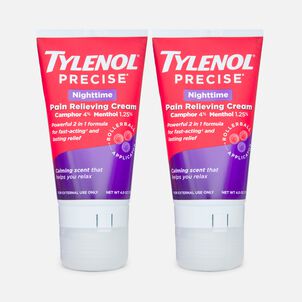 Tylenol Precise Nighttime Pain Relieving Cream, 4 oz. (2-Pack)