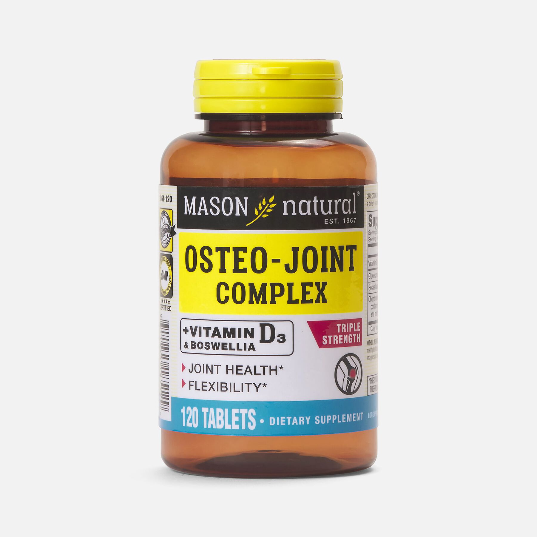 HSA Eligible Mason Joint Comfort Formula with Boswellia and D3, 120 ct