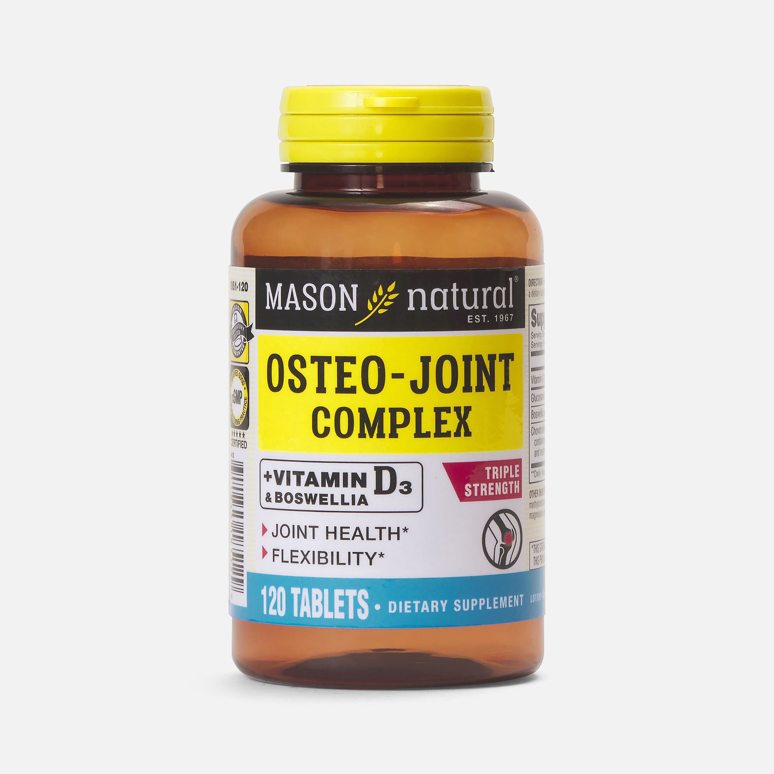 HSA Eligible Mason Joint Comfort Formula with Boswellia and D3, 120 ct