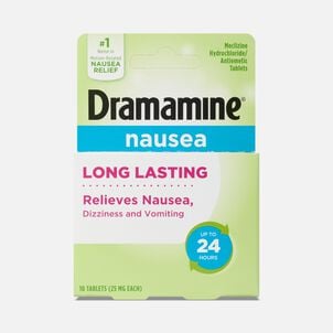 Dramamine&reg; Long Lasting, Nausea Relief Tablets, 10 ct.