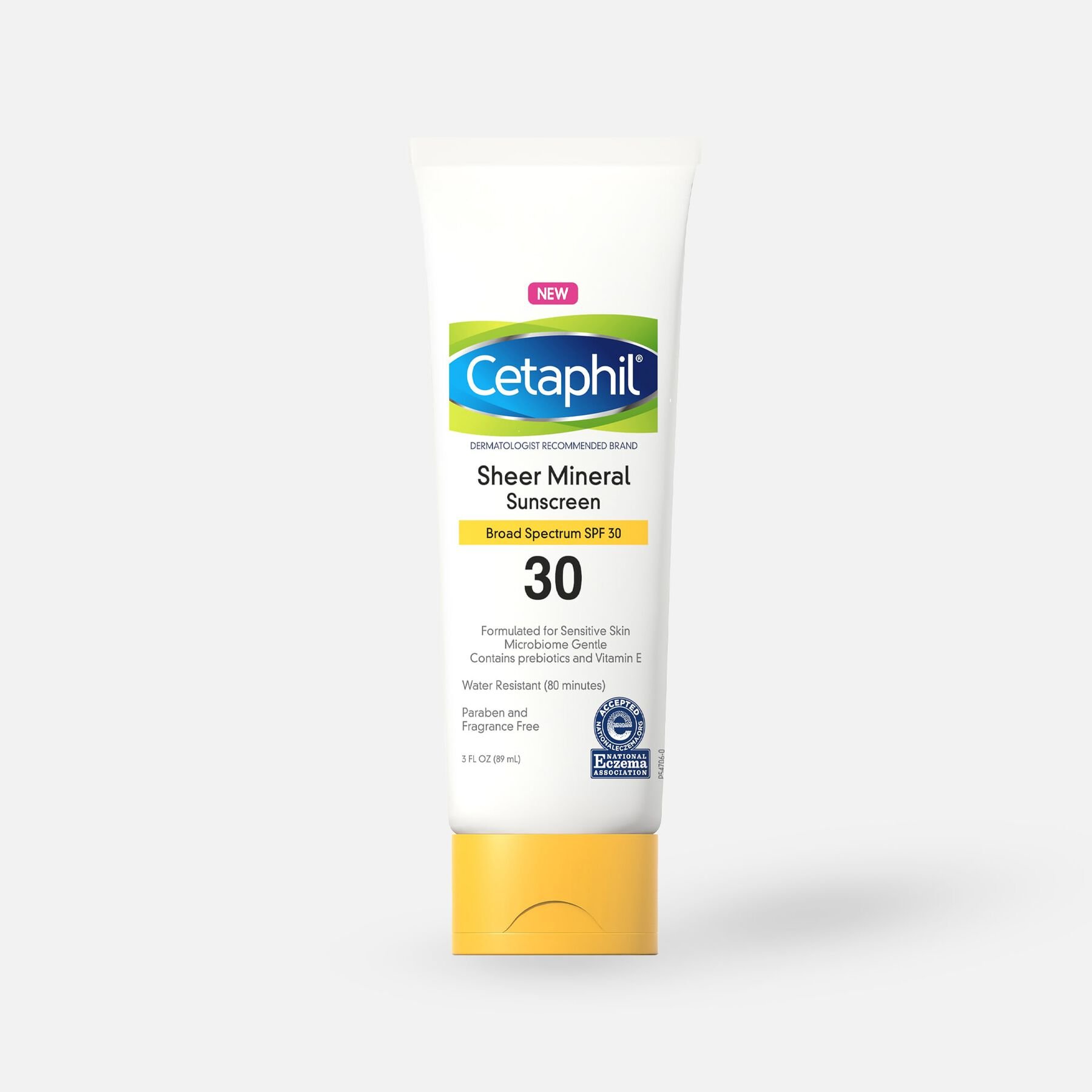 HSA Eligible Cetaphil Sun Sheer Mineral Sunscreen Lotion for Face and