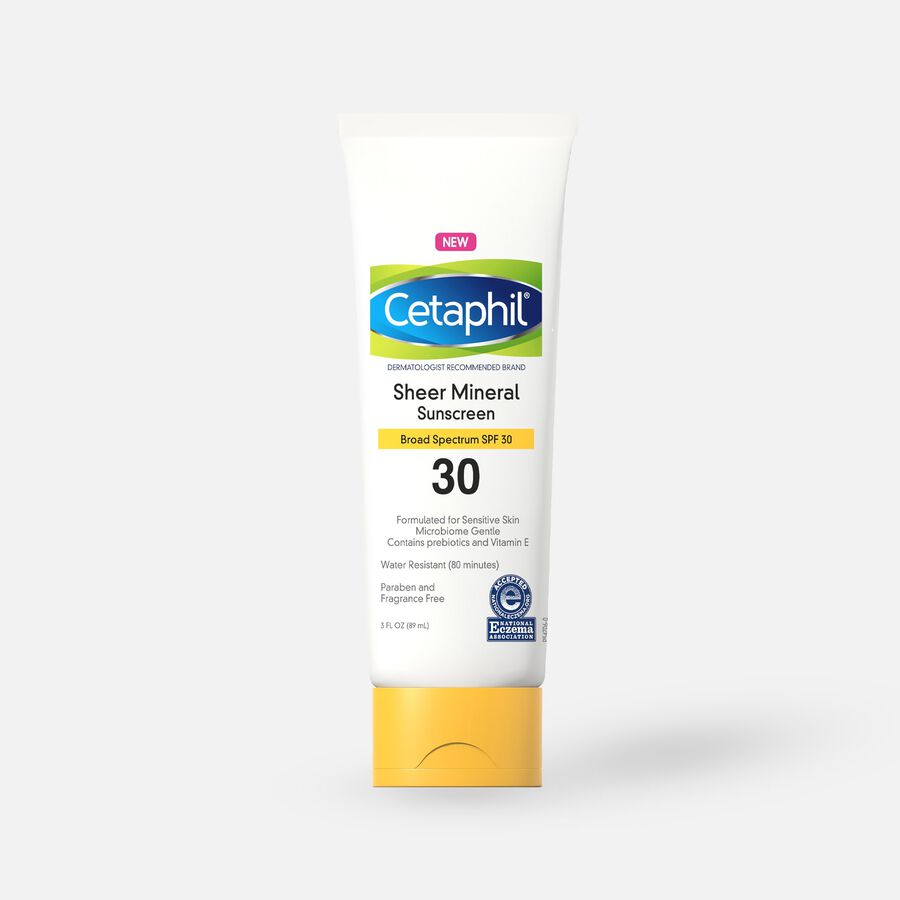 Cetaphil Sun Sheer Mineral Sunscreen Lotion for Face and Body, SPF 30, 3 oz., , large image number 0