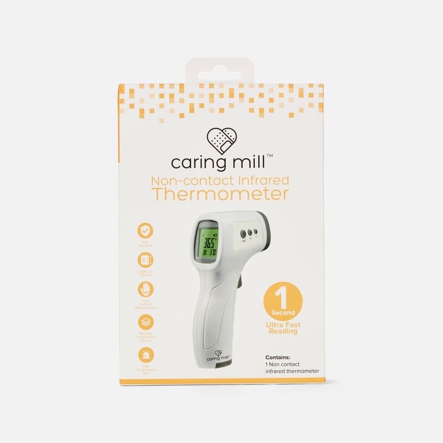 Caring Mill™ Non-Contact Infrared Thermometer with Large Display, , large image number 2