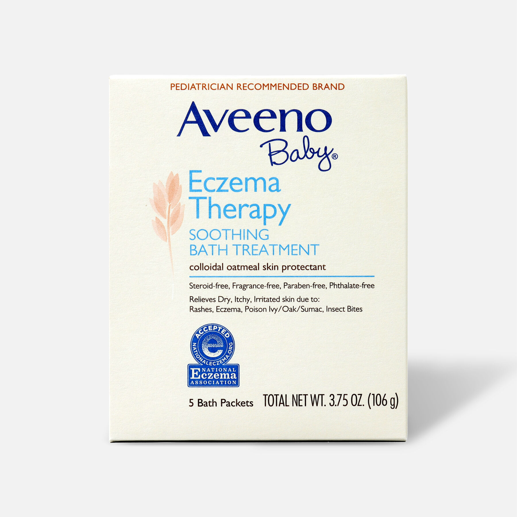 HSA Eligible Aveeno Baby Eczema Therapy Soothing Bath Treatment HSA