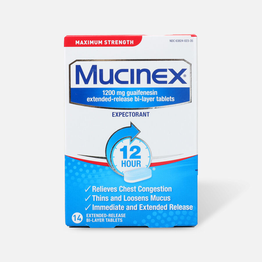Mucinex SE Max Strength Extended Release Bi-Layer Tablets, 14 ct., , large image number 0
