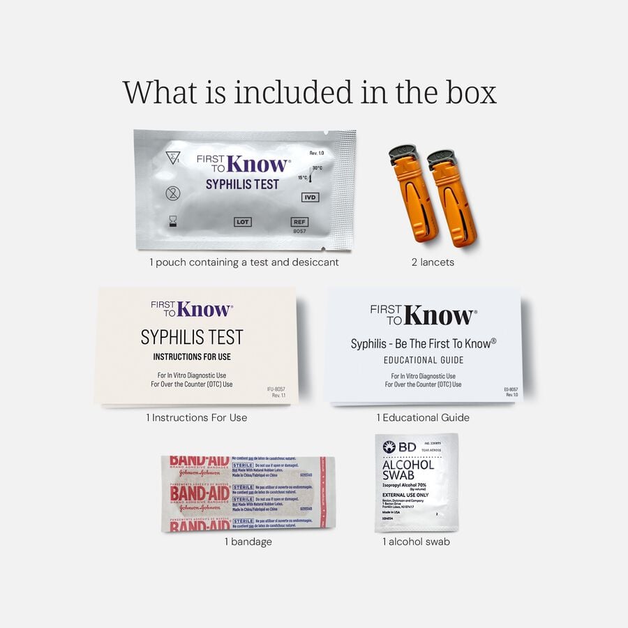 First To Know&reg; Syphilis Test, , large image number 1