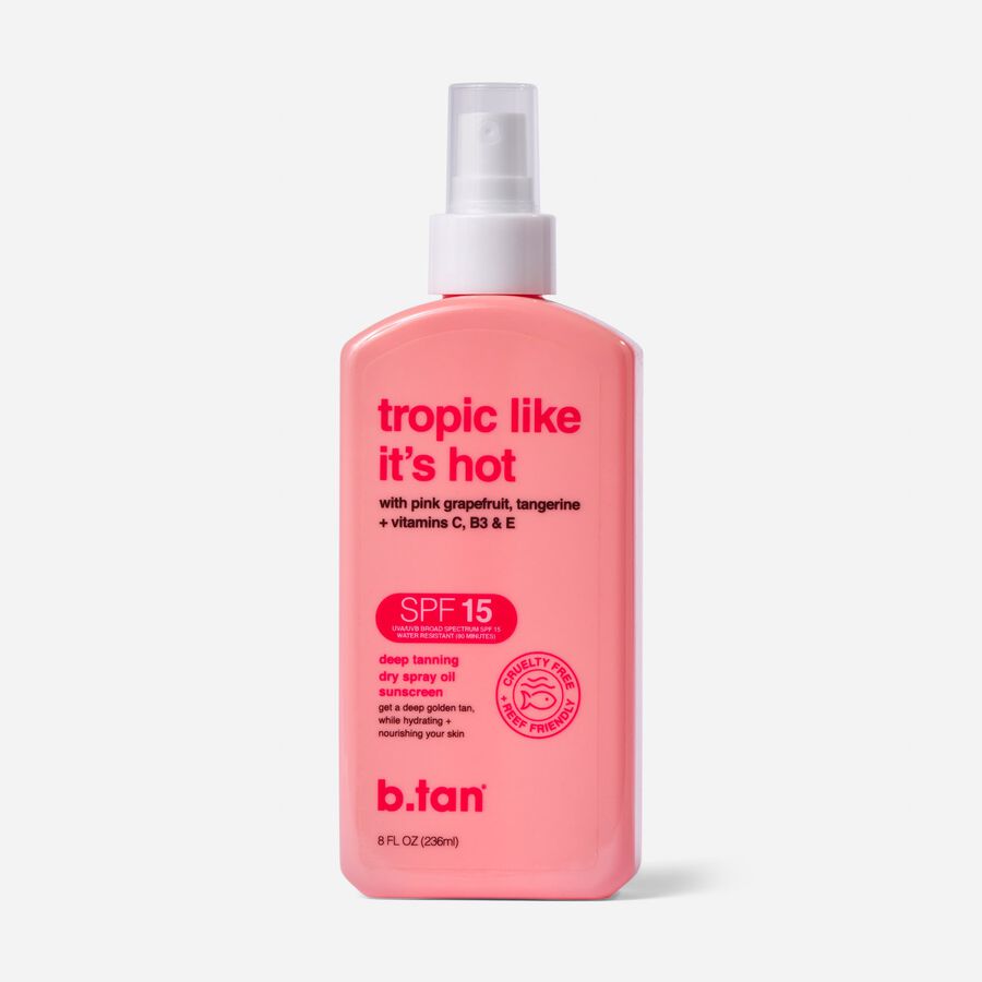 HSA Eligible b.Tan Tropic Like It's Hot Tanning Oil SPF 15