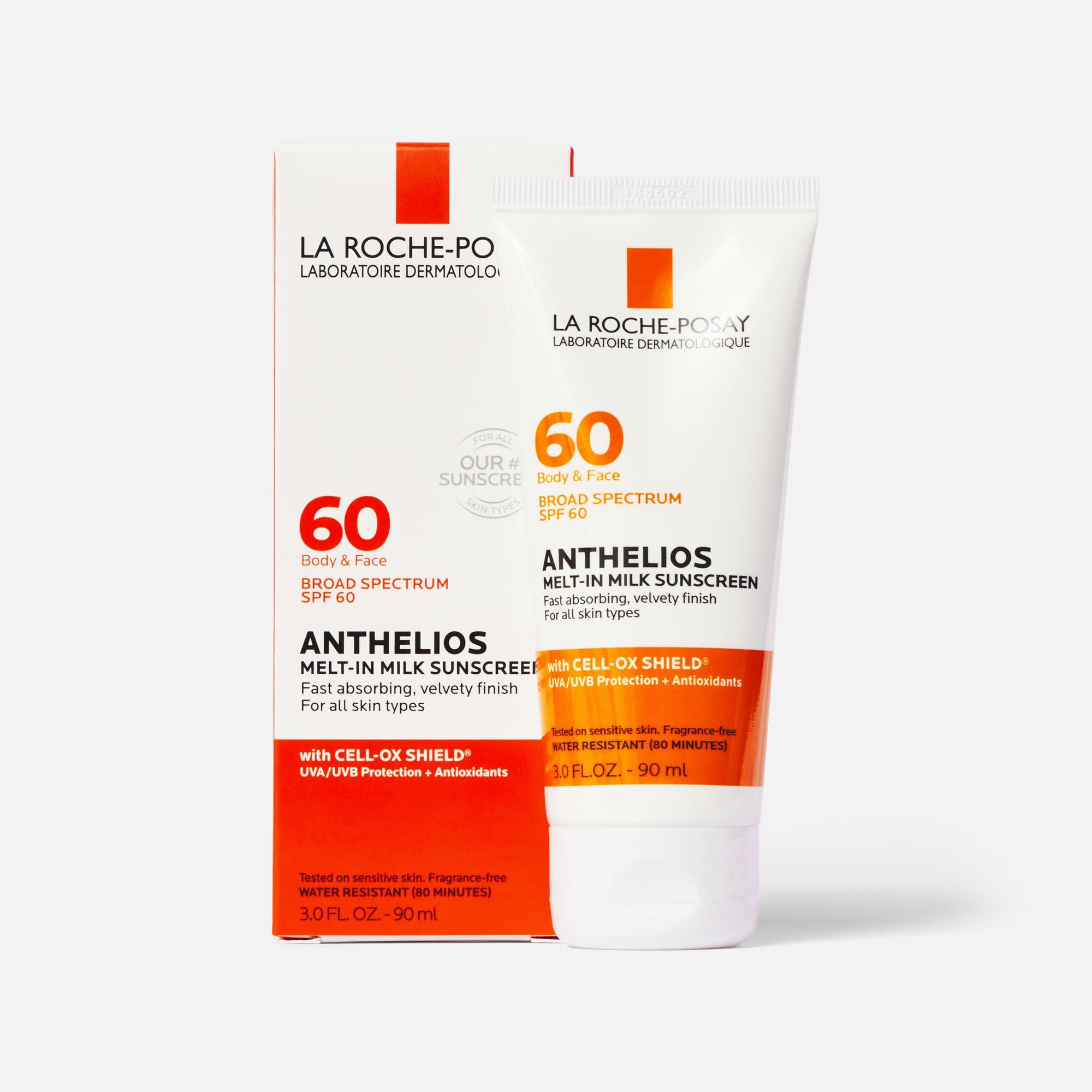 La Roche-Posay Anthelios Melt-In Milk Sunscreen for Face & Body