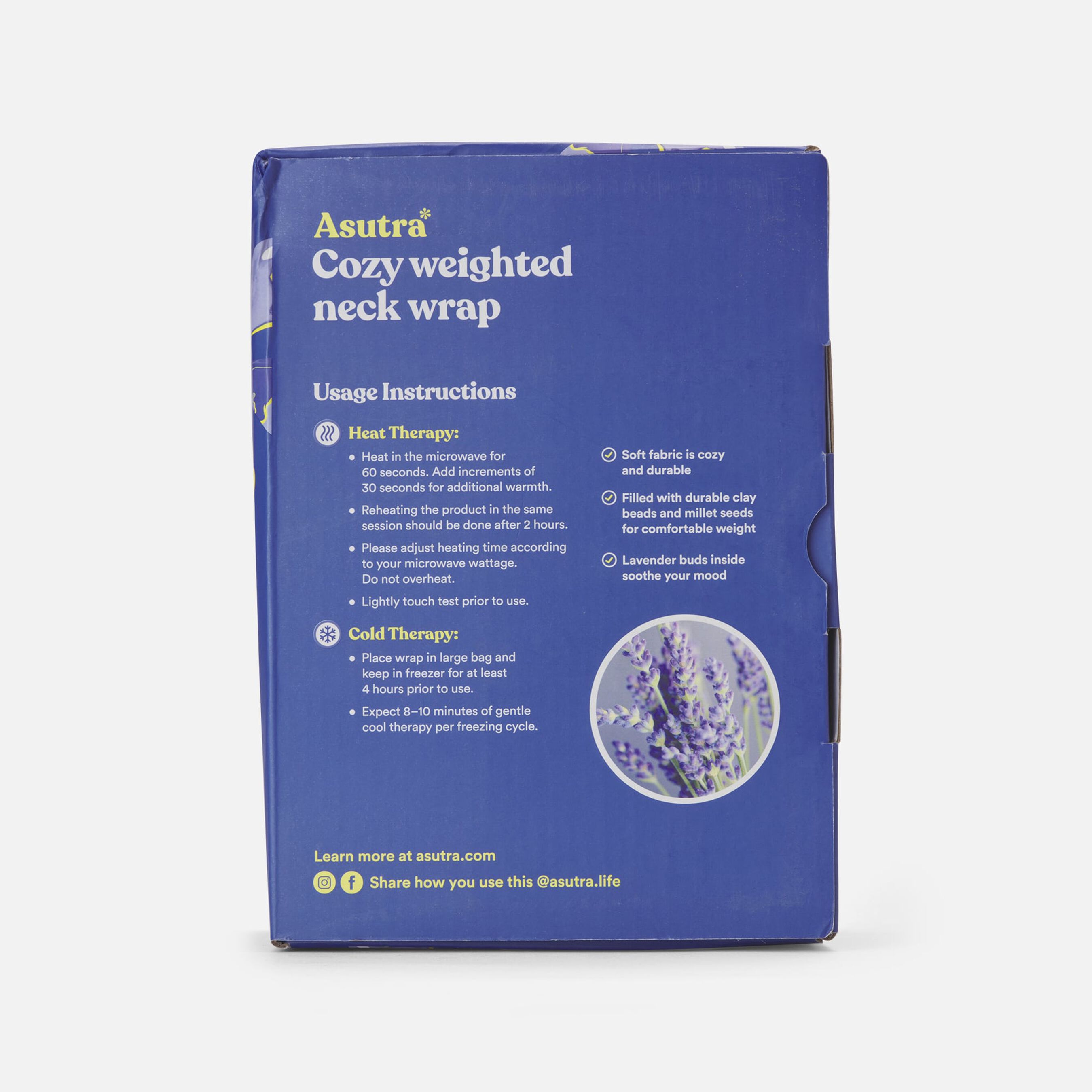 HSA Eligible Asutra Cozy Weighted Neck Wrap HSA Eligible