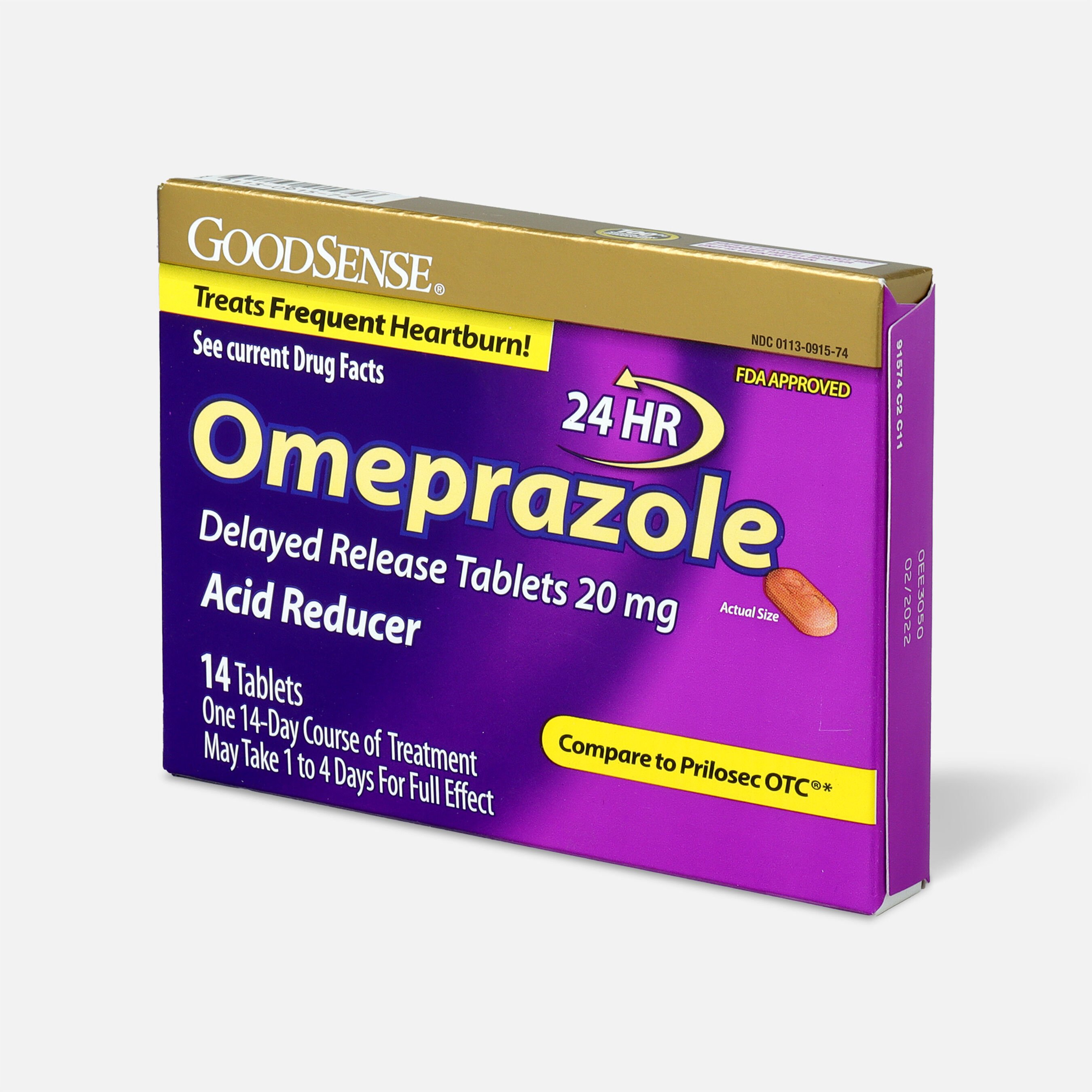 GoodSense® Omeprazole Delayed Release Tablets 20 mg Acid Reducer GoodSense® Omeprazole Delayed Release Tablets 20 mg Acid Reducer