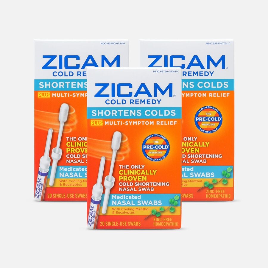 Zicam Cold Remedy Nasal Swabs, 20 ct. (3-Pack), , large image number 0