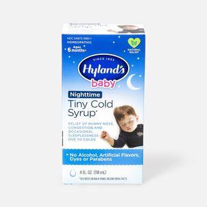 Hyland's Baby Nighttime Tiny Cold Syrup, 4 oz.