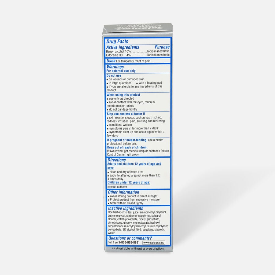 Salonpas Lidocaine Plus Cream, 3 oz., , large image number 1