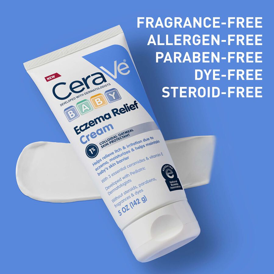 CeraVe Baby Eczema Relief Cream, 5 oz., , large image number 2