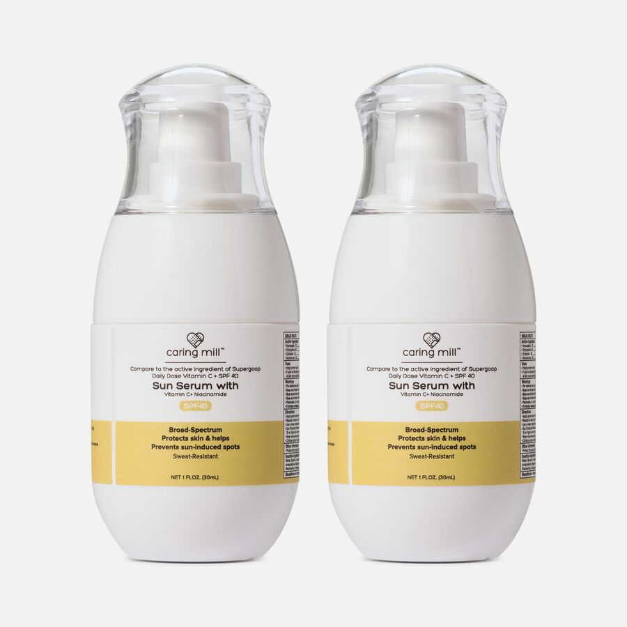Caring Mill&trade; Sun Serum with Vitamin C, SPF 40, 1 oz.  (2 pack), , large image number 0
