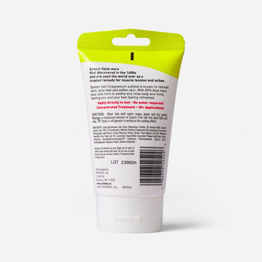 ProFoot Epsom Salt Foot Gel, , large image number 1