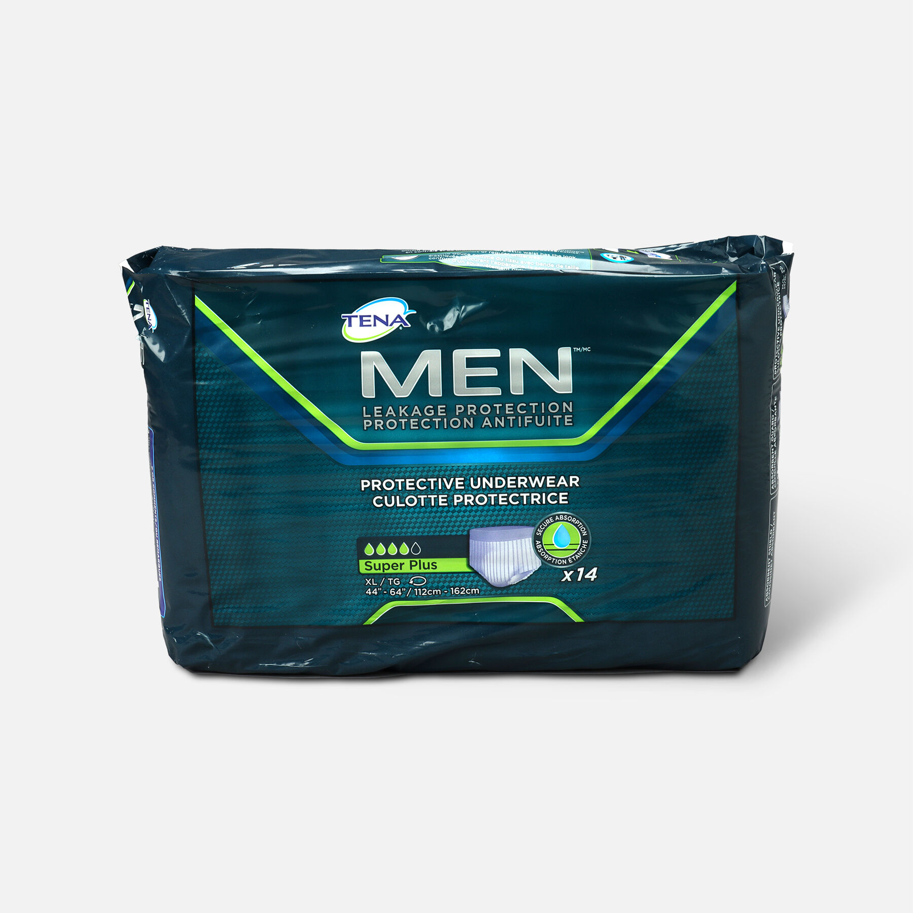 Tena Men Heavy Protection Underwear, Super Plus