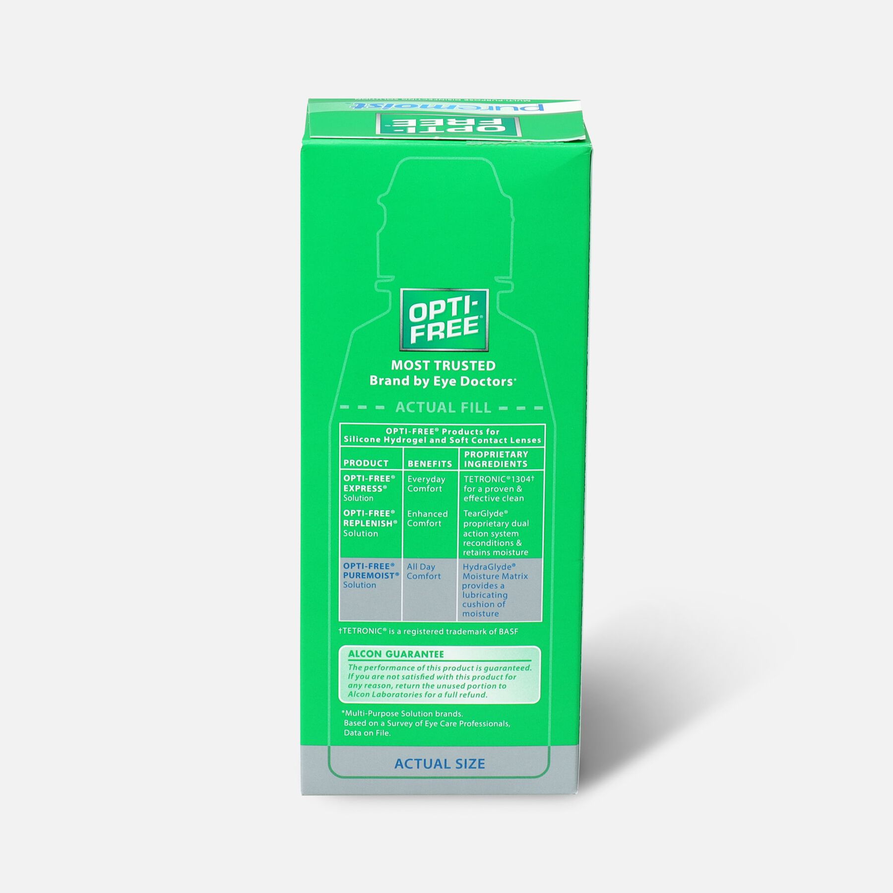 HSA Eligible Alcon OptiFree PureMoist Contact Lens Solution, 4 fl oz