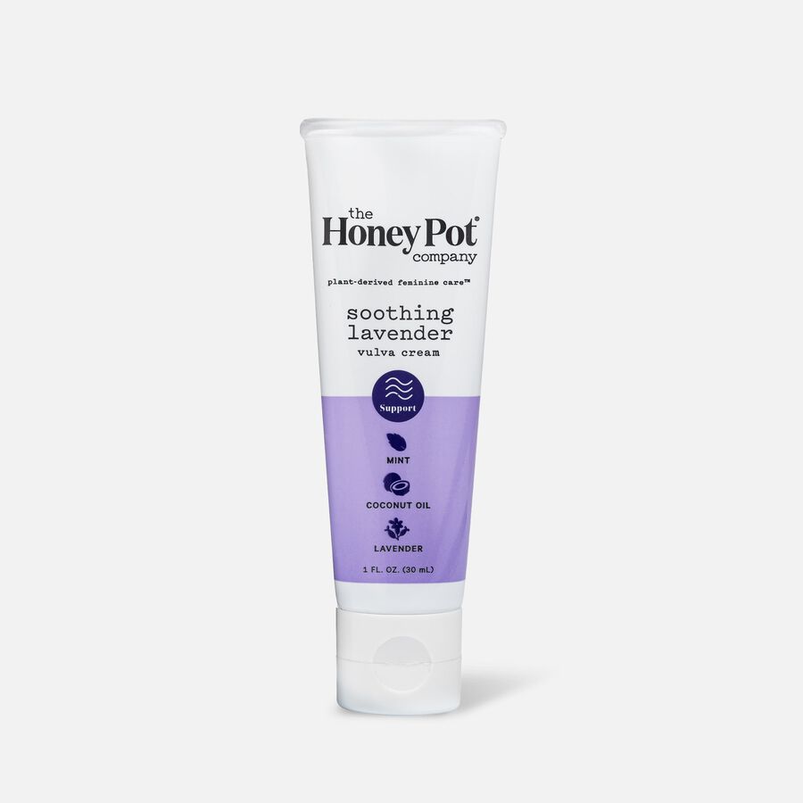 The Honey Pot Herbal Lavender Vulva Cream, , large image number 0