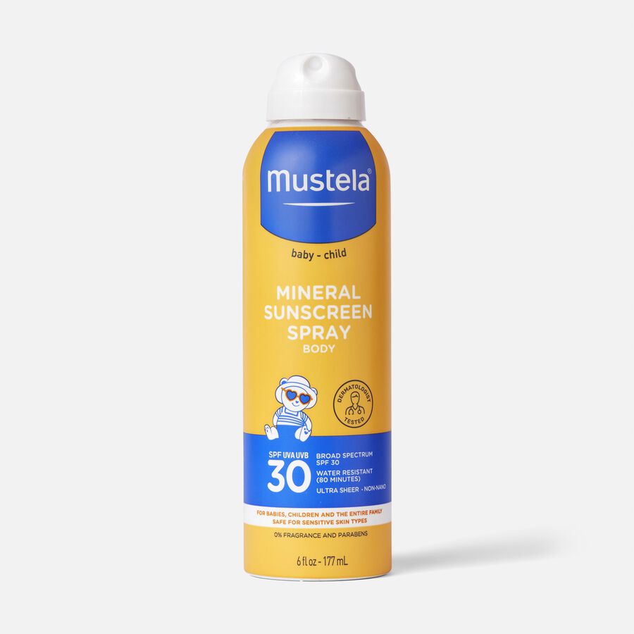 Mustela Mineral Sunscreen Spray, SPF 30, 6 oz., , large image number 0