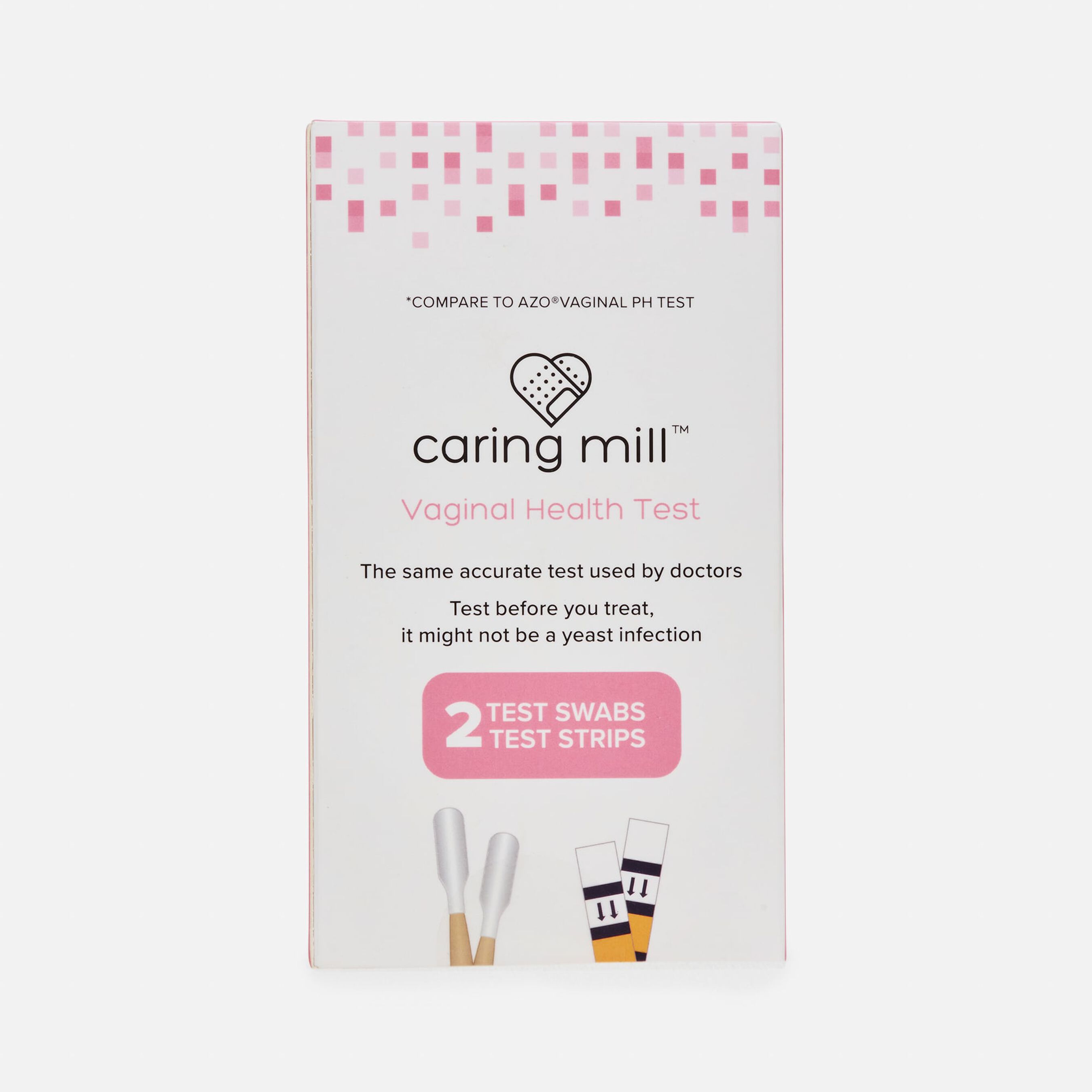 HSA Eligible Caring Mill Vaginal Health Screening Kit, 2 tests HSA
