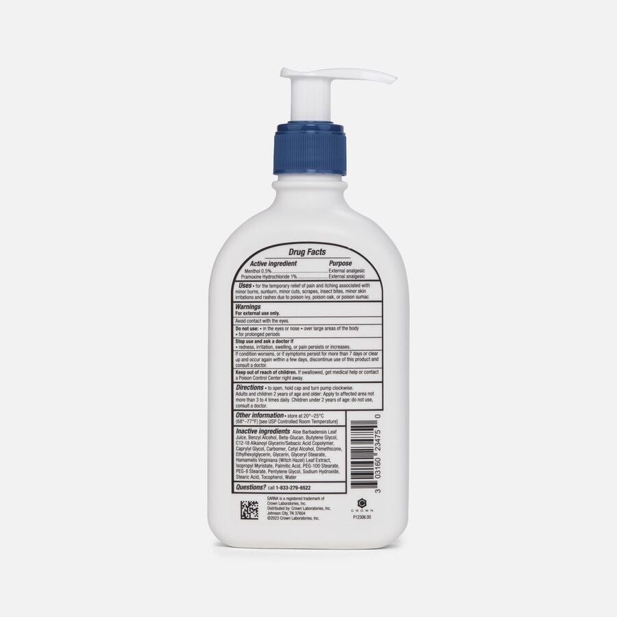 Sarna Calm and Cool Anti-Itch Lotion, 7.5 oz Bottle, , large image number 1