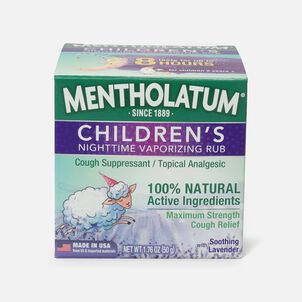 Mentholatum Children's Vaporizing Rub, Soothing Lavender Essence, 3 oz.