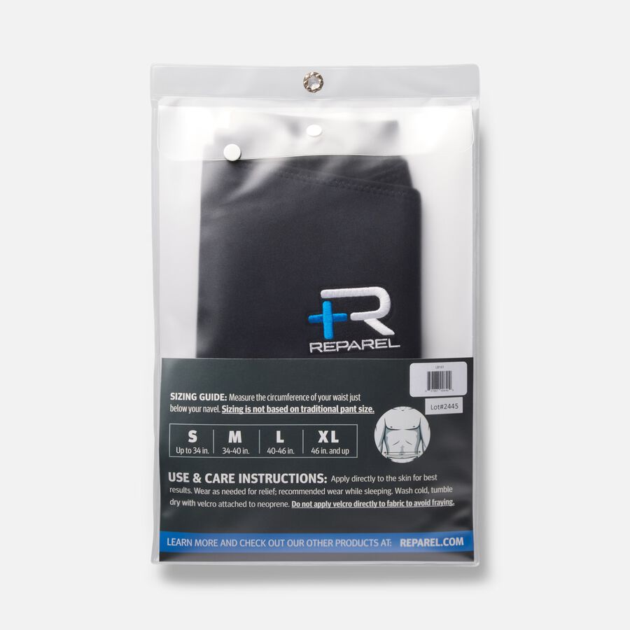 Reparel Back Recovery Wrap, Black, L, , large image number 1