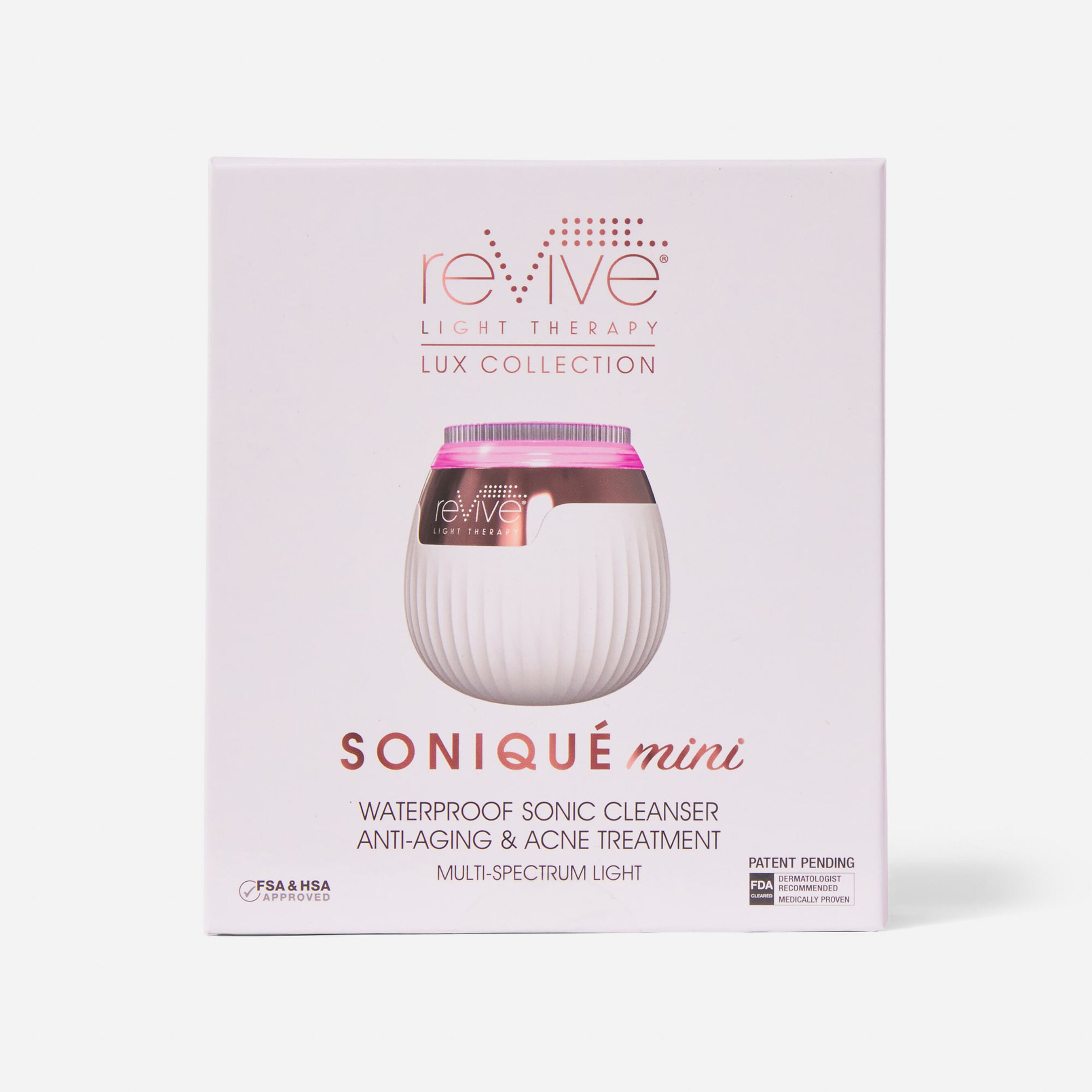 HSA Eligible reVive Light Therapy LUX Sonique Mini Sonic Cleansing