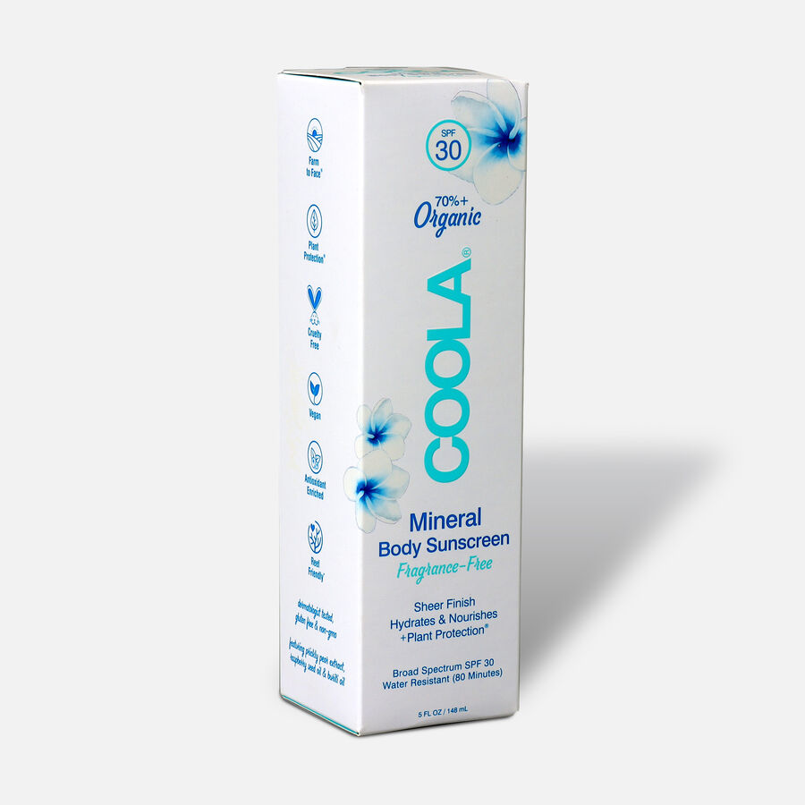 Coola Mineral Body Organic Sunscreen Lotion SPF 30 Fragrance-Free, 5 oz., , large image number 3