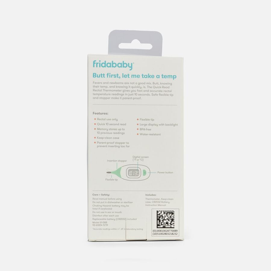 Quick-Read Digital Rectal Thermometer by Frida Baby, , large image number 1