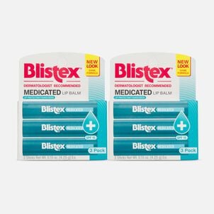 Blistex Medicated Lip Balm, SPF 15, 0.15 oz. (6-Pack)