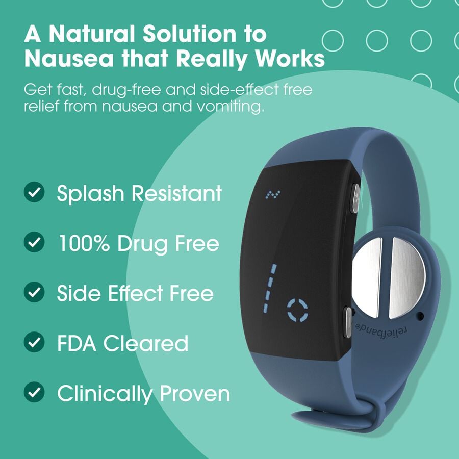 Reliefband Premier for Nausea Relief, Slate Blue, , large image number 1