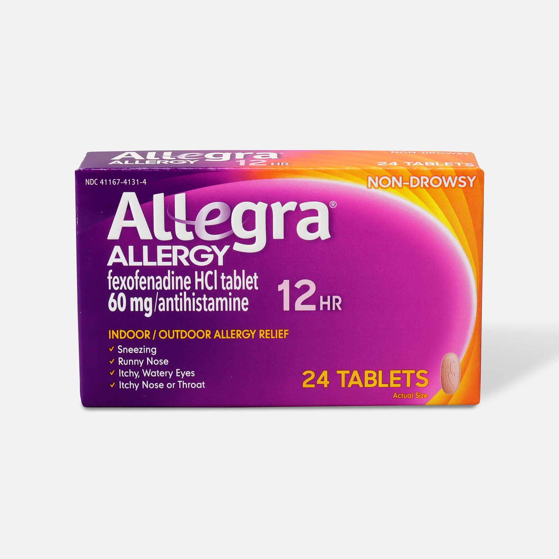 Allegra Allergy 12 Hour NonDrowsy, 24 ea